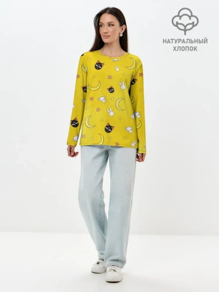 Лонгслив женский. Хлопок / СЕЙЛОР МУН