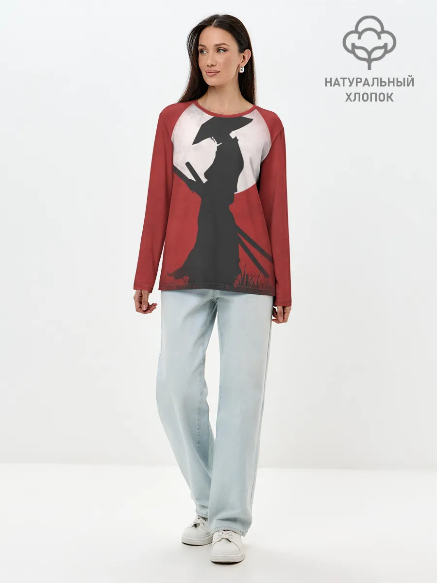 Лонгслив женский. Хлопок / Last samurai