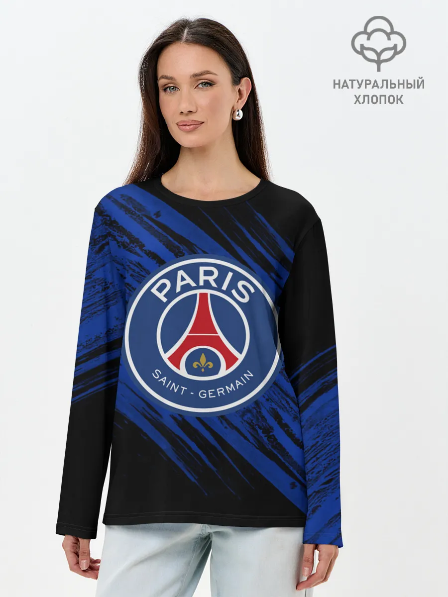 Лонгслив женский. Хлопок / ПСЖ