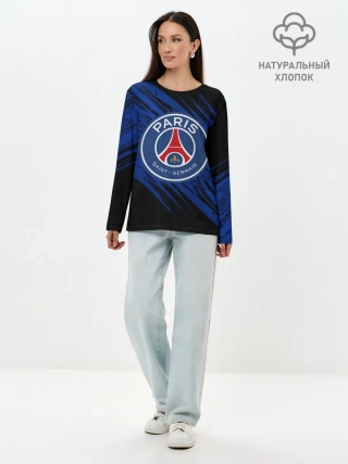 Лонгслив женский. Хлопок / ПСЖ