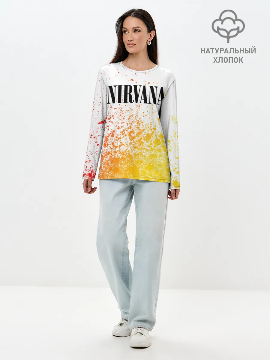 Лонгслив женский. Хлопок / NIRVANA / НИРВАНА