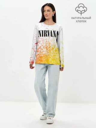 Лонгслив женский. Хлопок / NIRVANA / НИРВАНА