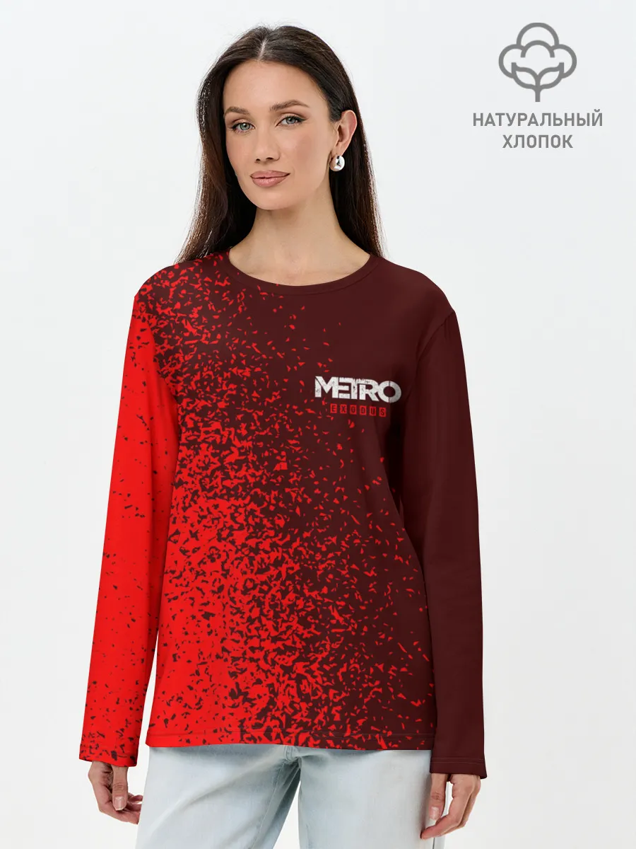 Лонгслив женский. Хлопок / METRO EXODUS / МЕТРО ИСХОД