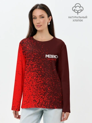 Лонгслив женский. Хлопок / METRO EXODUS / МЕТРО ИСХОД