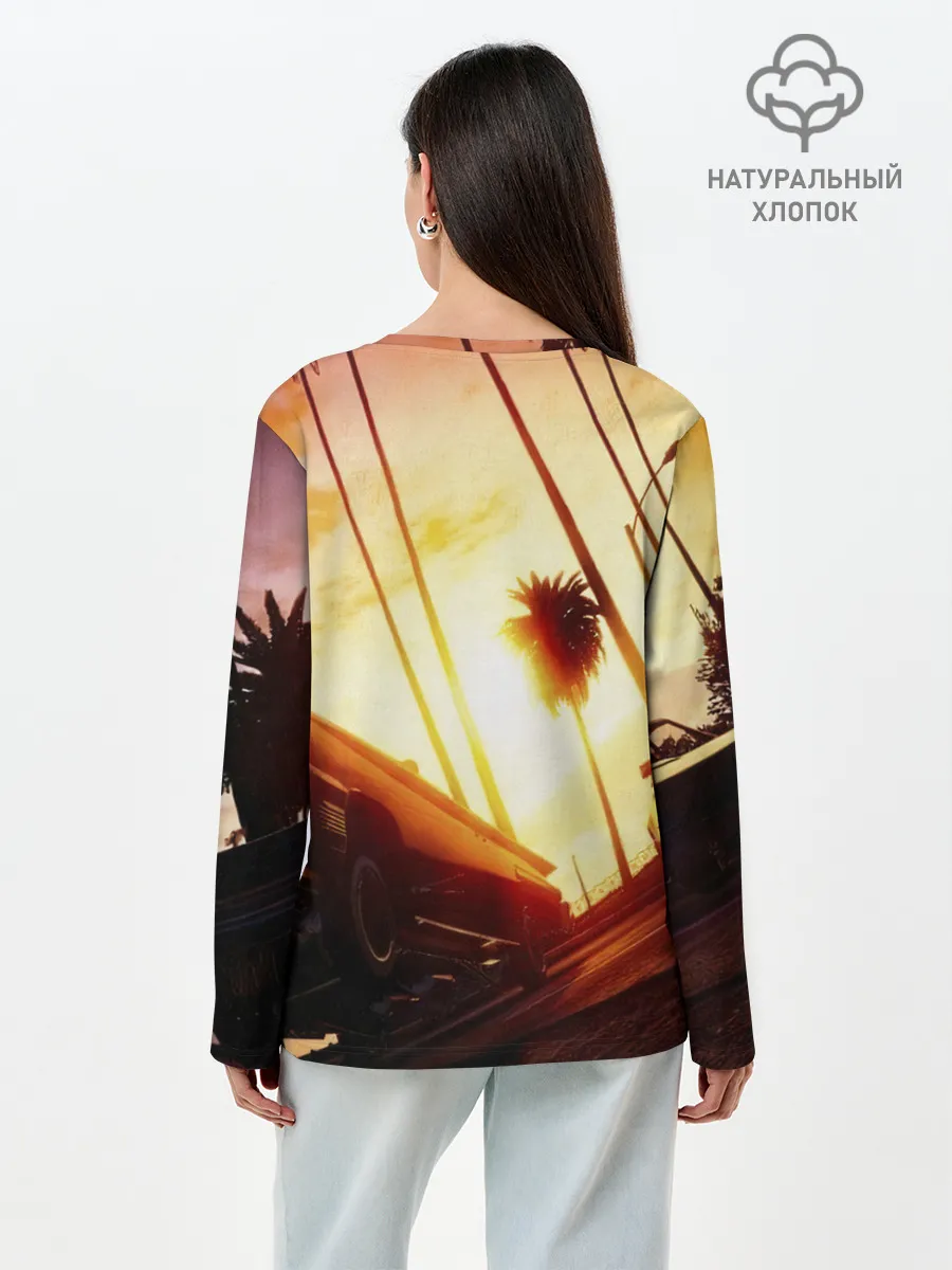 Лонгслив женский. Хлопок / GTA