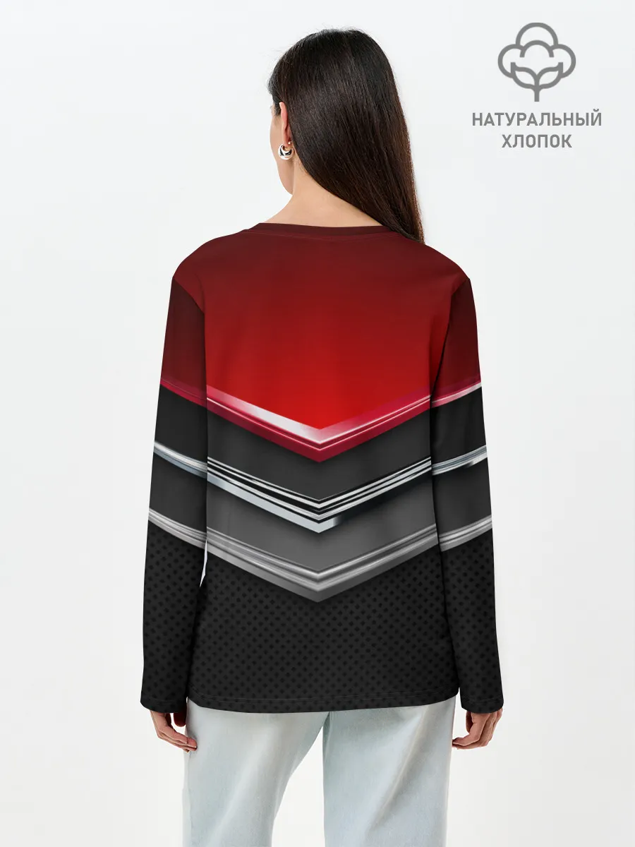 Лонгслив женский. Хлопок / Lamborghini