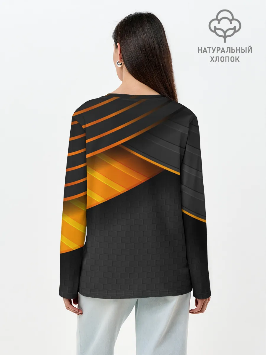 Лонгслив женский. Хлопок / Lamborghini