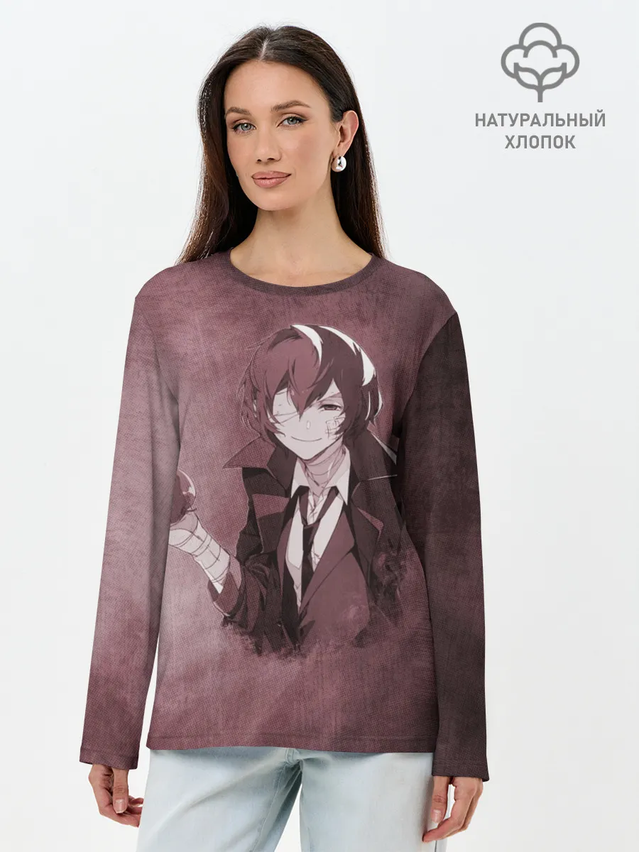 Лонгслив женский. Хлопок / Дазай