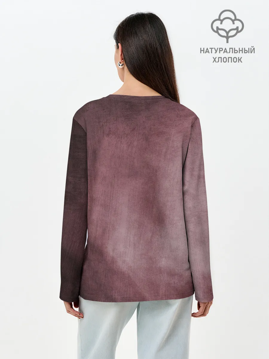 Лонгслив женский. Хлопок / Дазай