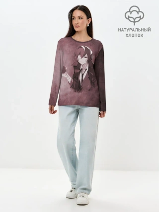 Лонгслив женский. Хлопок / Дазай