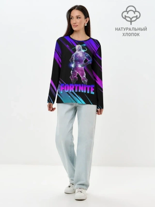 Лонгслив женский. Хлопок / FORTNITE