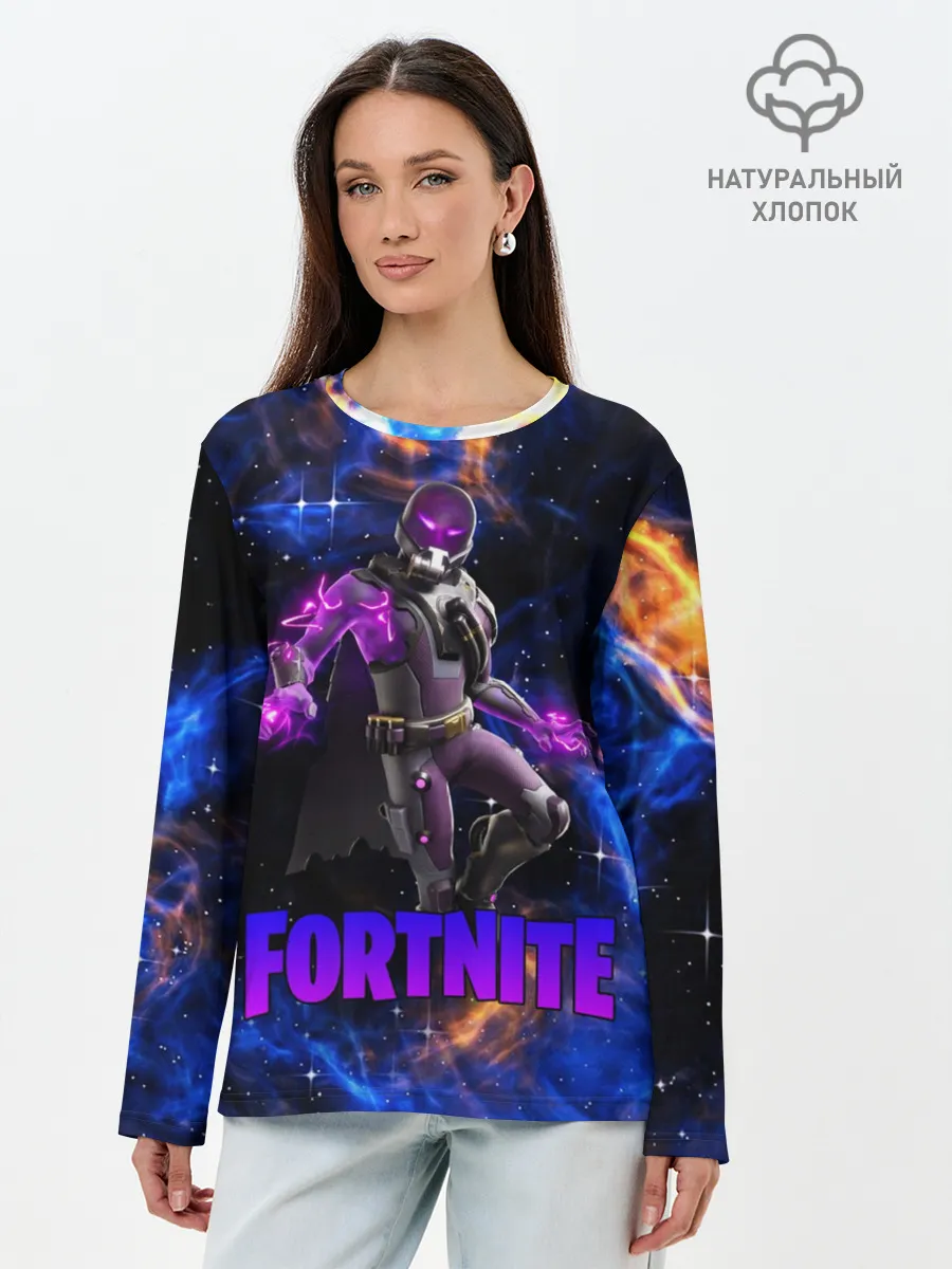 Лонгслив женский. Хлопок / Фортнайт | Fortnite