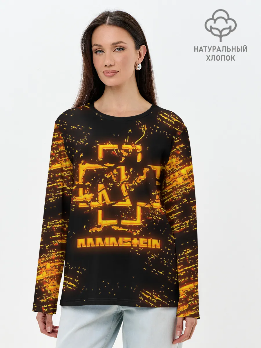 Лонгслив женский. Хлопок / RAMMSTEIN