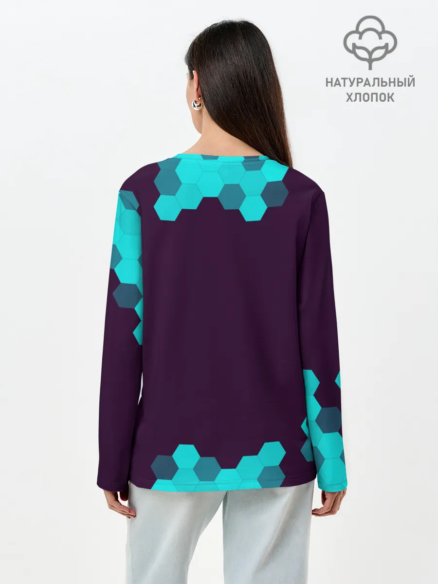 Лонгслив женский. Хлопок / WARFRAME / ВАРФРЕЙМ