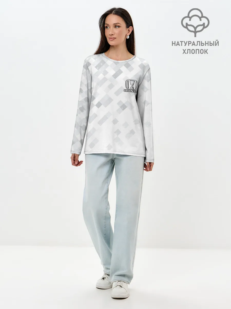 Лонгслив женский. Хлопок / HONDA