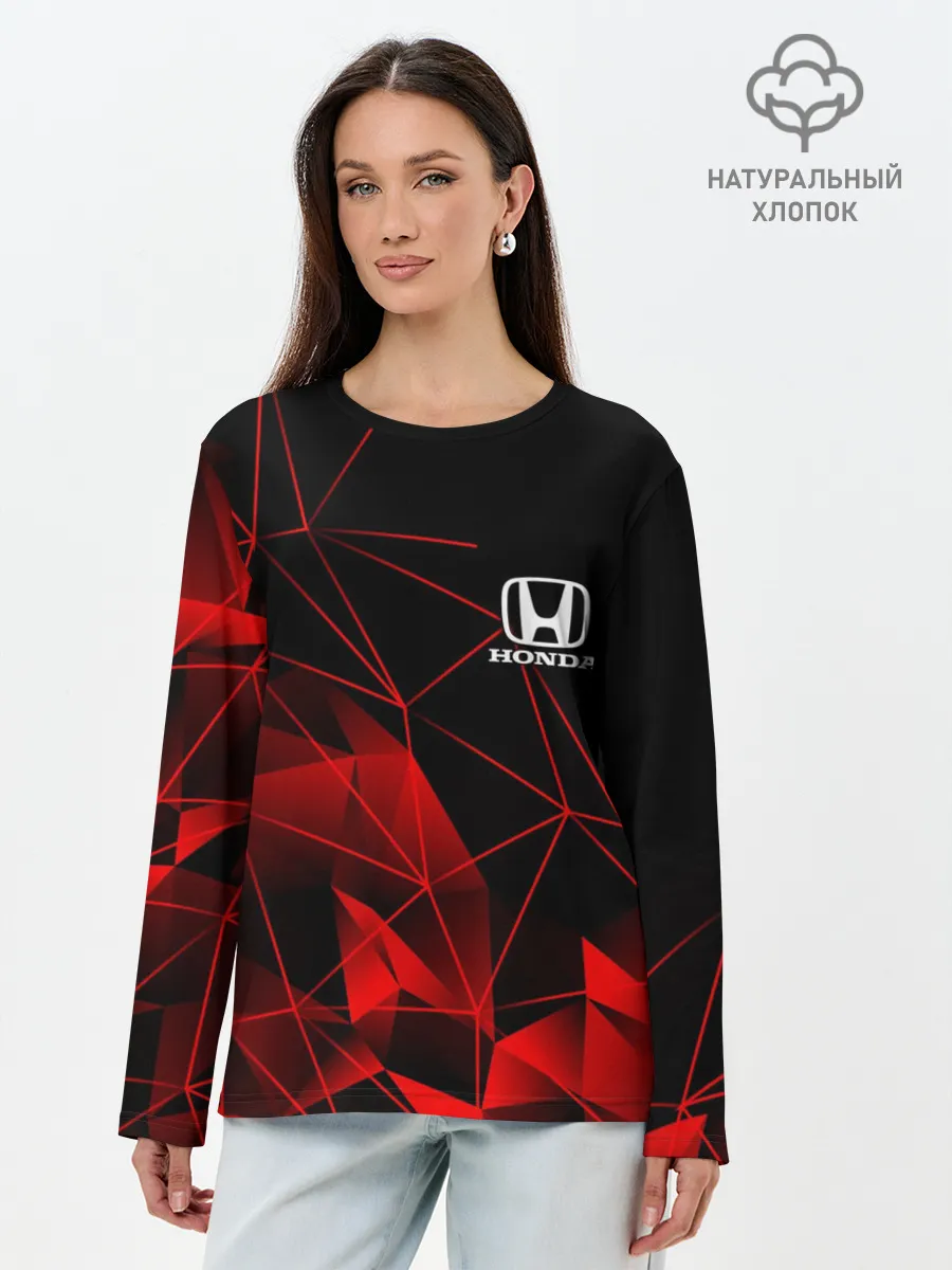 Лонгслив женский. Хлопок / HONDA