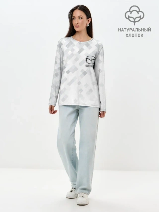 Лонгслив женский. Хлопок / MAZDA