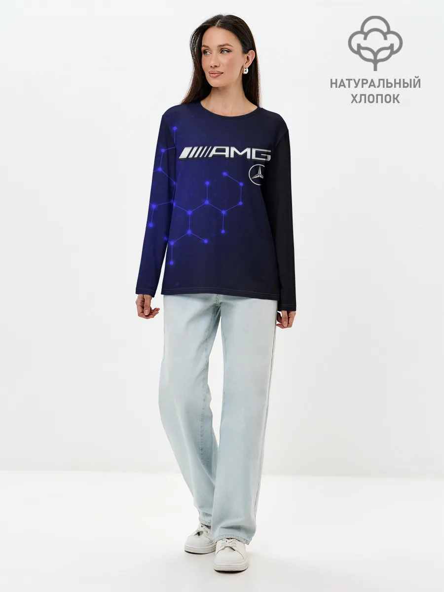 Лонгслив женский. Хлопок / MERCEDES