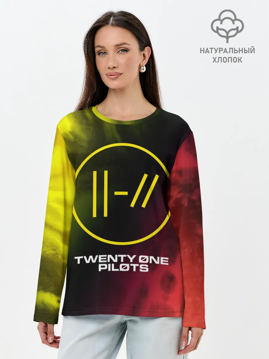 Лонгслив женский. Хлопок / TWENTY ONE PILOTS / 21 PILOTS