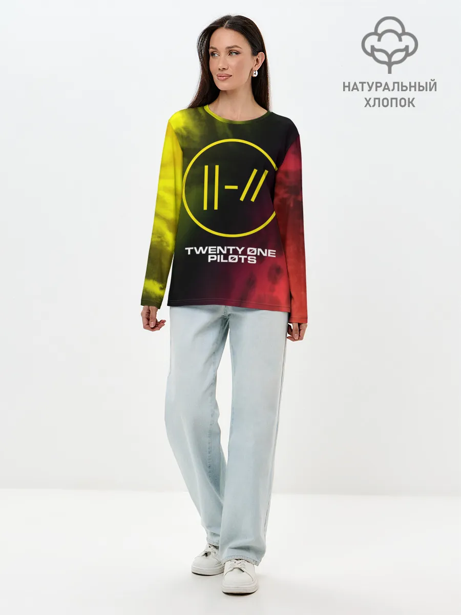 Лонгслив женский. Хлопок / TWENTY ONE PILOTS / 21 PILOTS