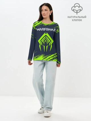 Лонгслив женский. Хлопок / WARFRAME / ВАРФРЕЙМ