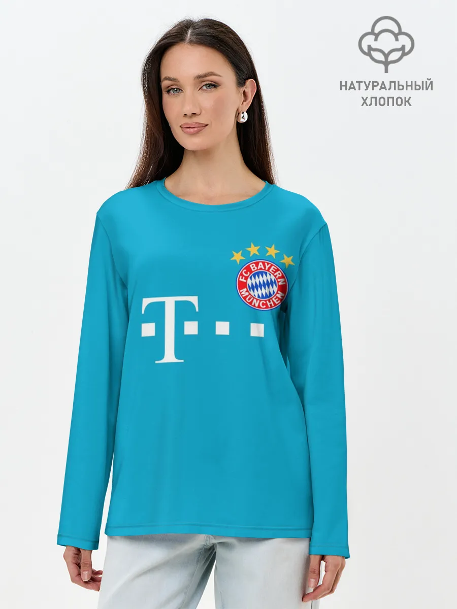 Лонгслив женский. Хлопок / Bayern | Бавария 20-21 г.