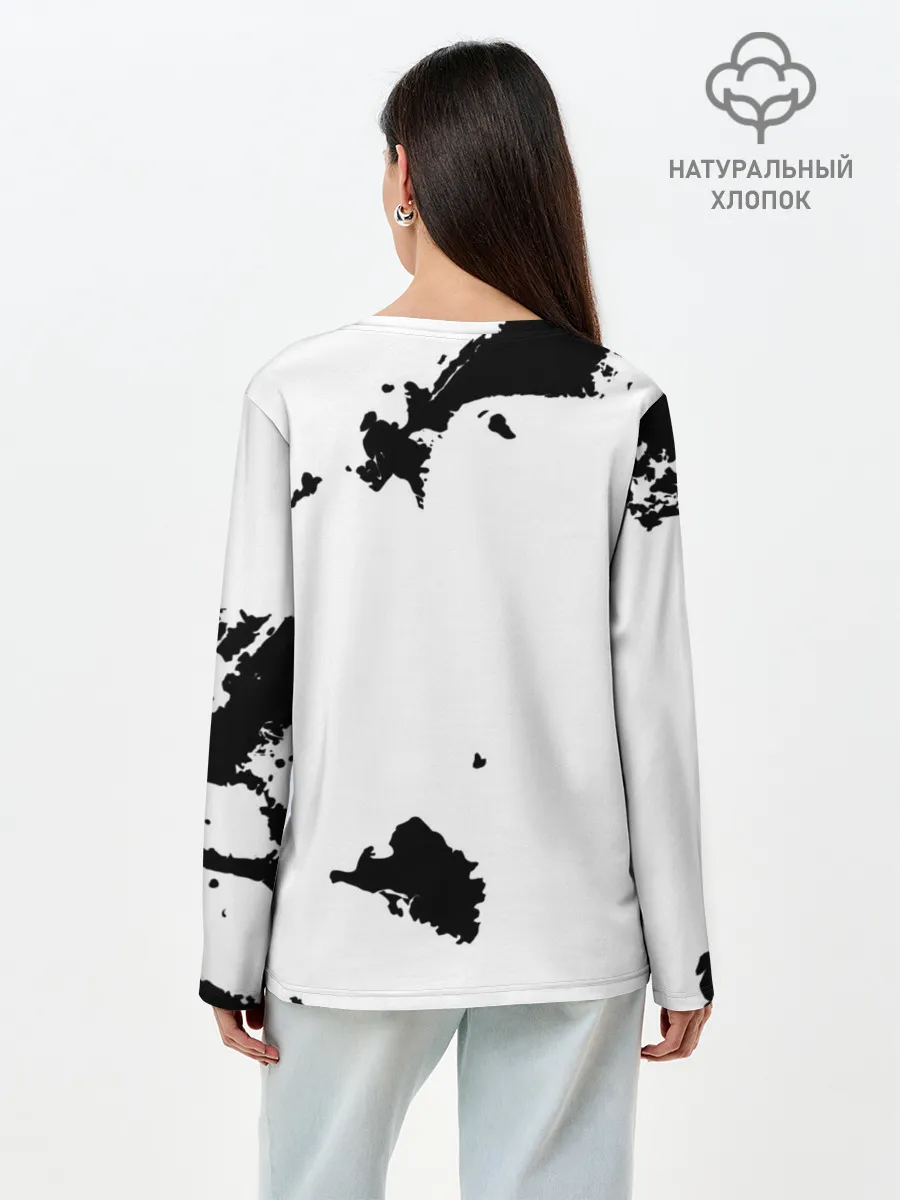 Лонгслив женский. Хлопок / Marshmello