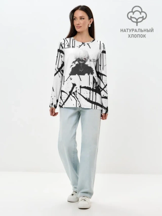 Лонгслив женский. Хлопок / Токийский гуль