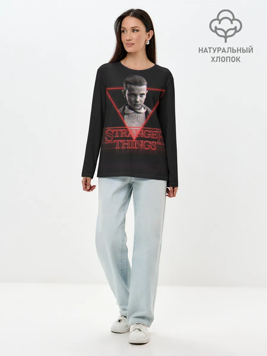 Лонгслив женский. Хлопок / Очень странные дела