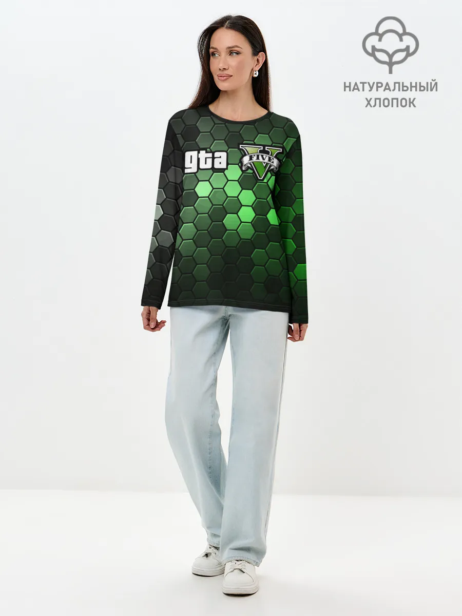 Лонгслив женский. Хлопок / GTA 5 / ГТА 5