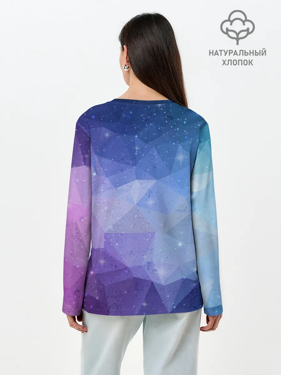 Лонгслив женский. Хлопок / ПОЛИСКЕЙП