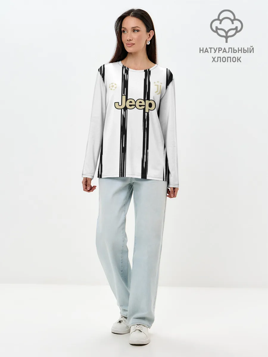 Лонгслив женский. Хлопок / Juventus | Home Authentic style