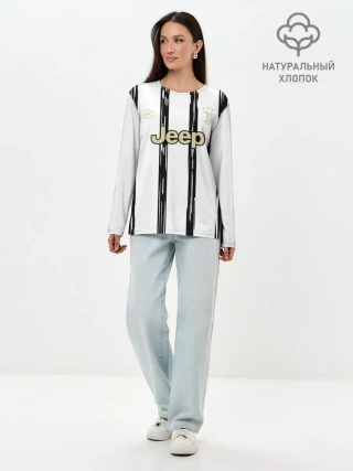 Лонгслив женский. Хлопок / Juventus | Home Authentic style
