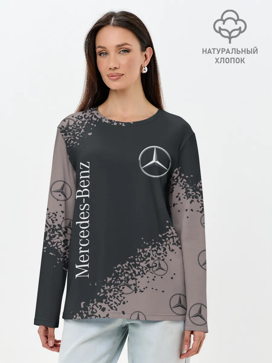 Лонгслив женский. Хлопок / MERCEDES / МЕРСЕДЕС