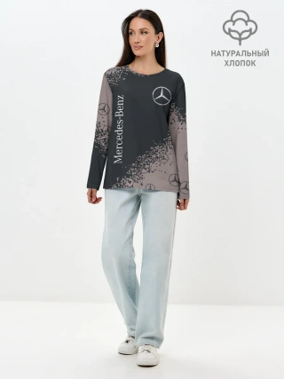 Лонгслив женский. Хлопок / MERCEDES / МЕРСЕДЕС