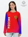 Лонгслив женский. Хлопок / РОССИЯ / RUSSIA