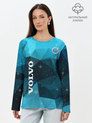 Лонгслив женский. Хлопок / Volvo