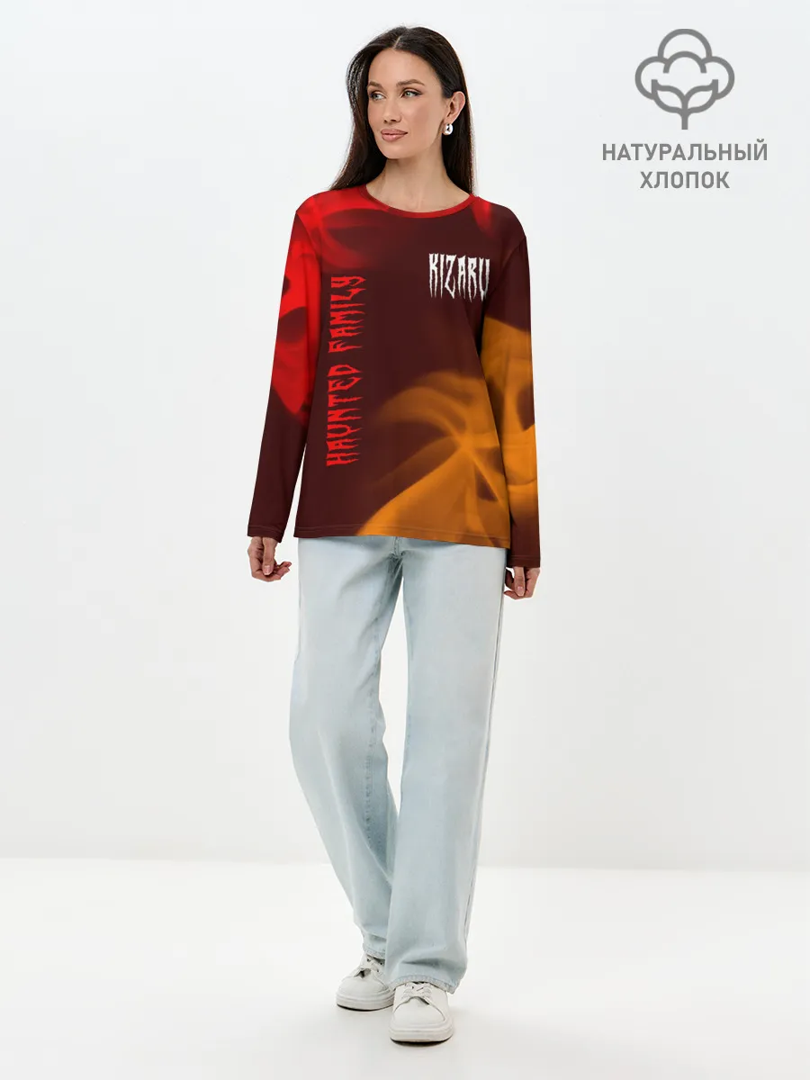 Лонгслив женский. Хлопок / KIZARU / КИЗАРУ