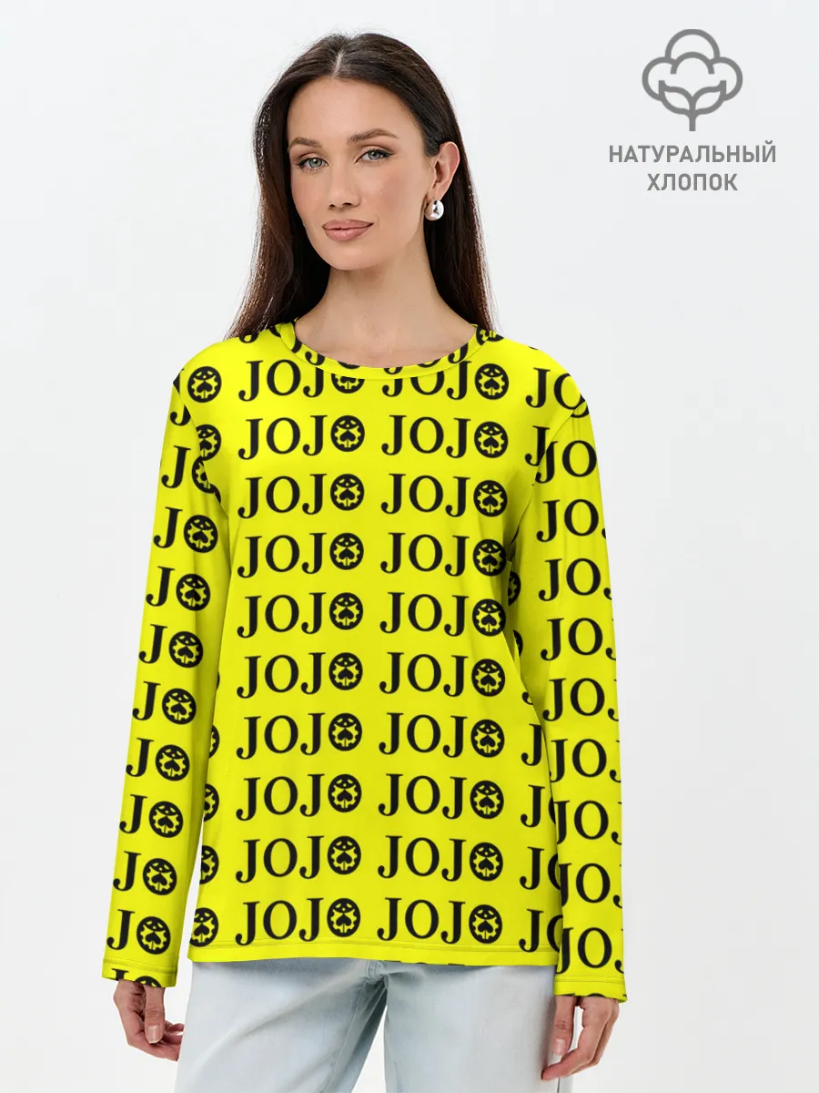 Лонгслив женский. Хлопок / JoJo Bizarre Adventure