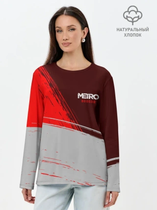 Лонгслив женский. Хлопок / METRO EXODUS / МЕТРО ИСХОД