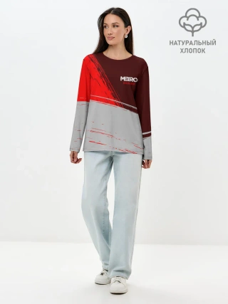 Лонгслив женский. Хлопок / METRO EXODUS / МЕТРО ИСХОД