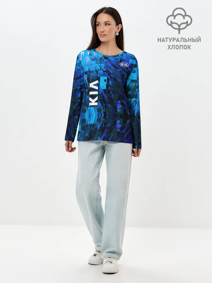 Лонгслив женский. Хлопок / KIA