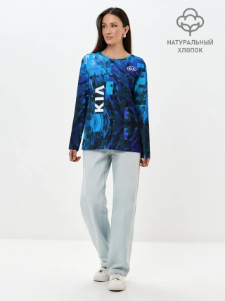 Лонгслив женский. Хлопок / KIA
