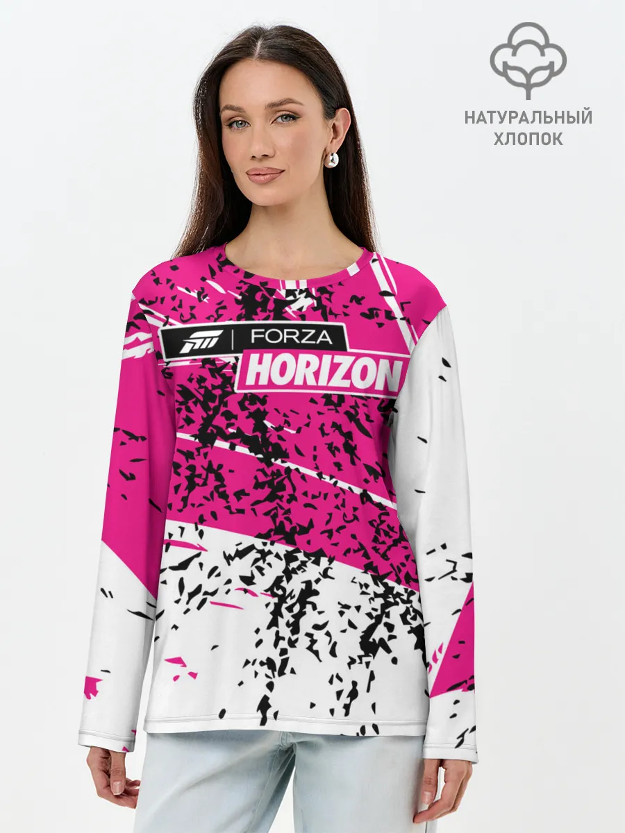 Лонгслив женский. Хлопок / Forza Horizon