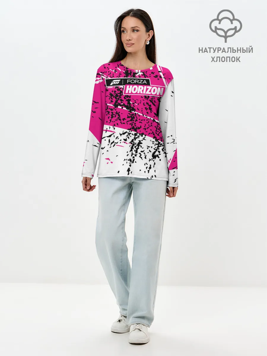 Лонгслив женский. Хлопок / Forza Horizon