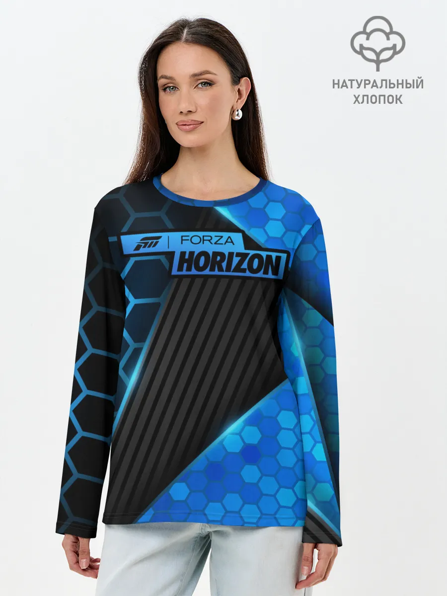 Лонгслив женский. Хлопок / Forza Horizon