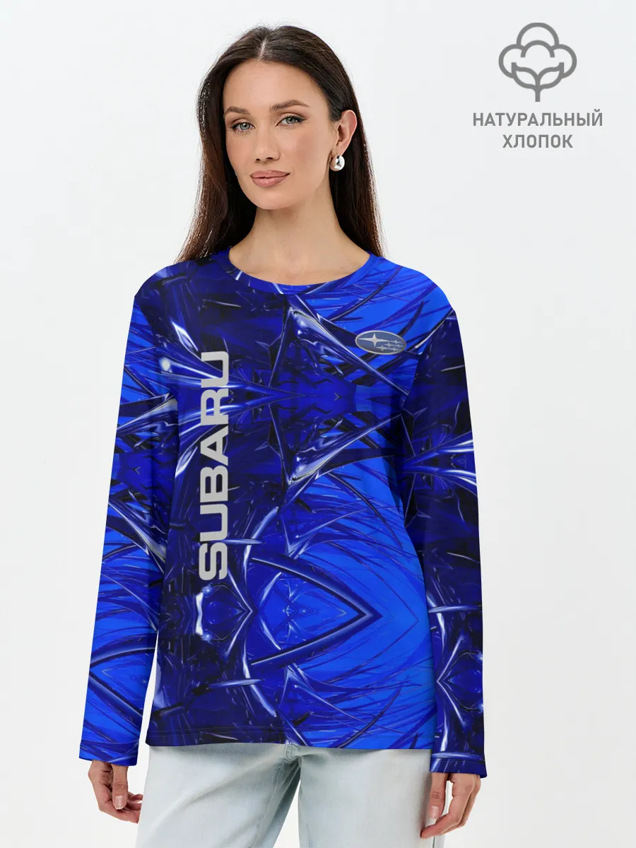 Лонгслив женский. Хлопок / Subaru