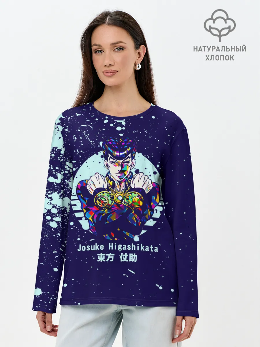 Лонгслив женский. Хлопок / JoJo Bizarre Adventure