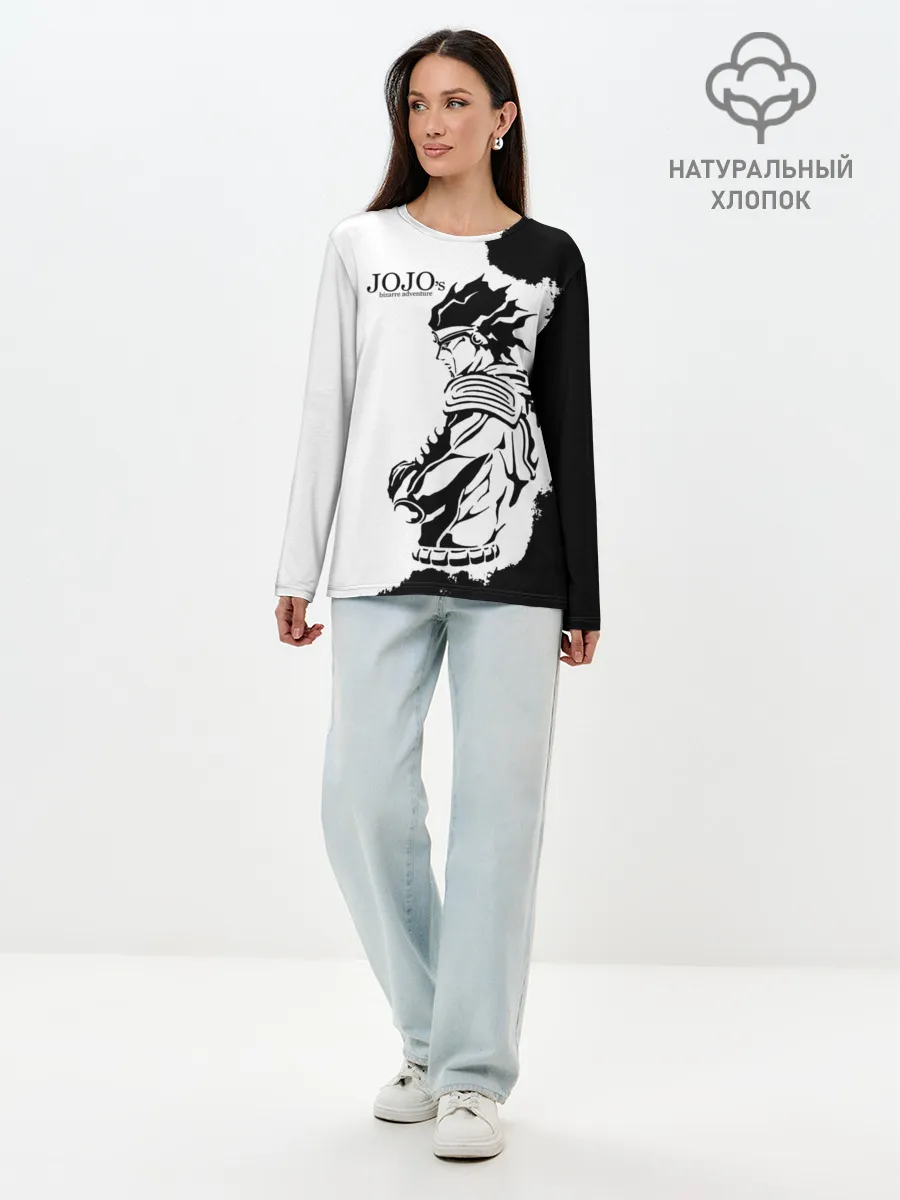 Лонгслив женский. Хлопок / JoJo Bizarre Adventure