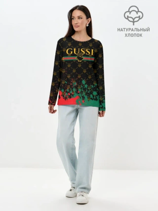 Лонгслив женский. Хлопок / GUSSI / ГУСИ